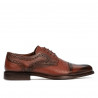 Zapatos elegantes para hombres 880 a coñac combinado