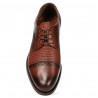Zapatos elegantes para hombres 880 a coñac combinado