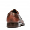 Zapatos elegantes para hombres 880 a coñac combinado