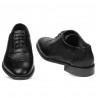 Zapatos elegantes para hombre 922 negro combinado