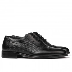 Zapatos elegantes para hombre 922 negro combinado
