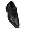 Zapatos elegantes para hombre 922 negro combinado