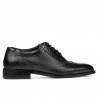 Zapatos elegantes para hombre 922 negro combinado