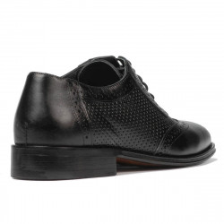 Zapatos elegantes para hombre 922 negro combinado