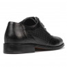 Zapatos elegantes para hombre 922 negro combinado