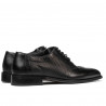 Zapatos elegantes para hombre 922 negro combinado