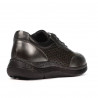 Zapatillas deportivas mujer 6024 plateado+negro