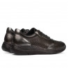 Zapatillas deportivas mujer 6024 plateado+negro