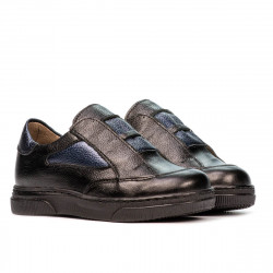 Zapatos para niños pequeños 70c negro combinado