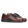 Zapatos casuales/deportivos para hombre 919 marrón combinado