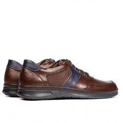 Zapatos casuales/deportivos para hombre 919 marrón combinado