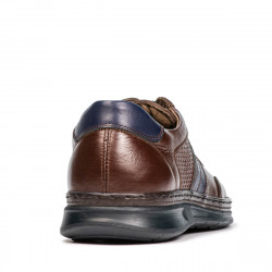 Zapatos casuales/deportivos para hombre 919 marrón combinado