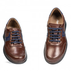Zapatos casuales/deportivos para hombre 919 marrón combinado