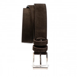 Cinturón hombre 05bc marrón velur