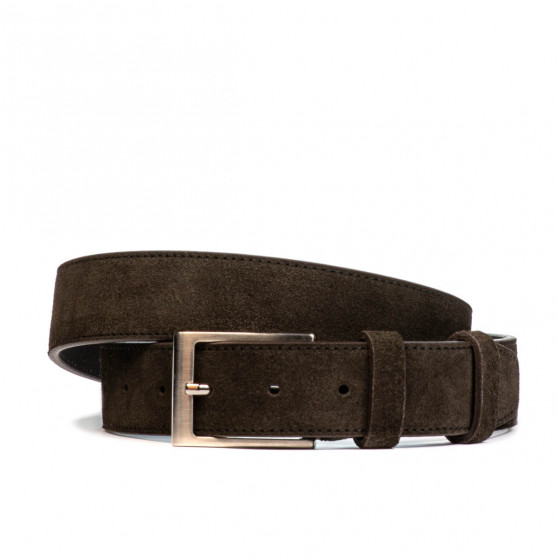 Cinturón hombre 05bc marrón velur