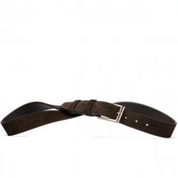 Cinturón hombre 05bc marrón velur