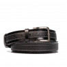 Cinturón para hombre 16b negro combinado