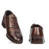 Zapatos elegantes para hombre 922 a café