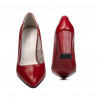 Zapatos elegantes de mujer 1278 rojo