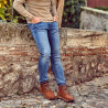 Botas de hombre 4115 bufo marrón lifestyle