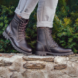 Botines hombre 498 café