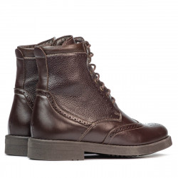 Botines hombre 4112-1 café