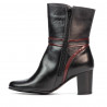 Botines mujer 1156 negro combinado