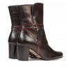 Botines mujer 1156 negro combinado
