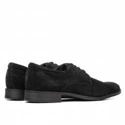 Zapatos elegantes adolescentes 388 negro terciopelo