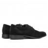 Zapatos elegantes adolescentes 388 negro terciopelo