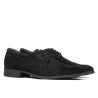Zapatos elegantes adolescentes 388 negro terciopelo