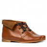 Botines de mujer 3282 marrón encerado