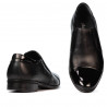 Zapatos elegantes para hombres 740 charol negro combinado