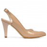 Sandalias para mujer 1236 charol marfil
