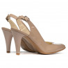 Sandalias de mujer 1236 charol beige nacarado