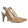 Sandalias mujer 1236 charol beige