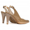 Sandalias mujer 1236 charol beige