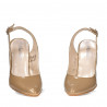 Sandalias mujer 1236 charol beige