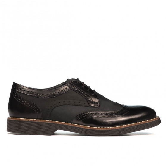 Zapatos casuales hombre 826 negro combinado