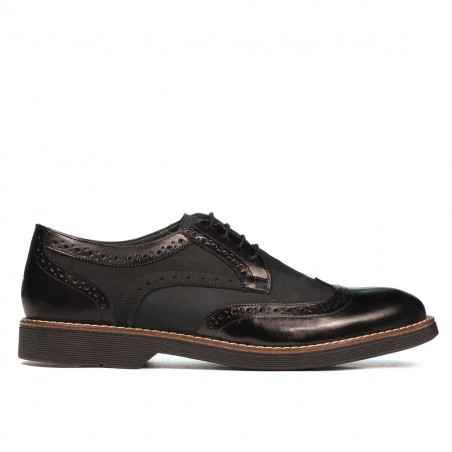 Zapatos casuales hombre 826 negro combinado
