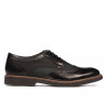Zapatos casuales hombre 826 negro combinado