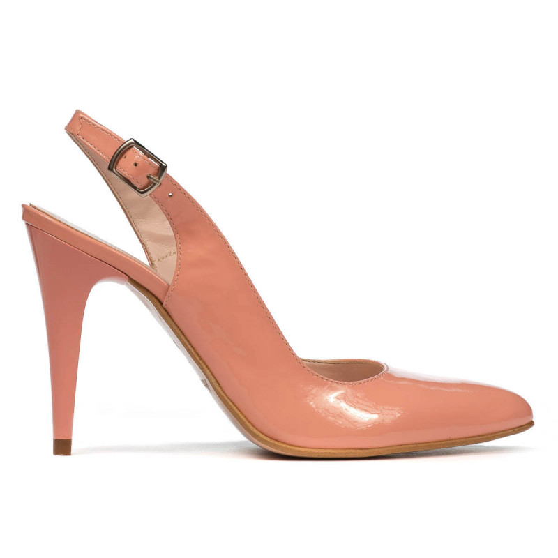 Sandalias mujer 1249 charol rosa