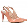 Sandalias mujer 1249 charol rosa