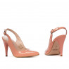 Sandalias mujer 1249 charol rosa