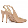 Sandalias de mujer 1249 charol marfil