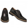 Zapatos casuales para hombre 829 bufó negro combinado