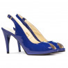 Sandalias de mujer 1250 charol azul