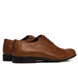 Zapatos elegantes de hombre 762 marrón encerado