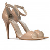 Sandalias de mujer 1238 charol marfil