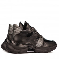 Botas de mujer 3351 negro combinado
